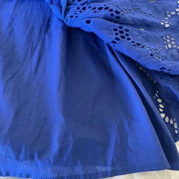 Lulus blue biscay crochet babydoll mini dress - Picture 8 of 11